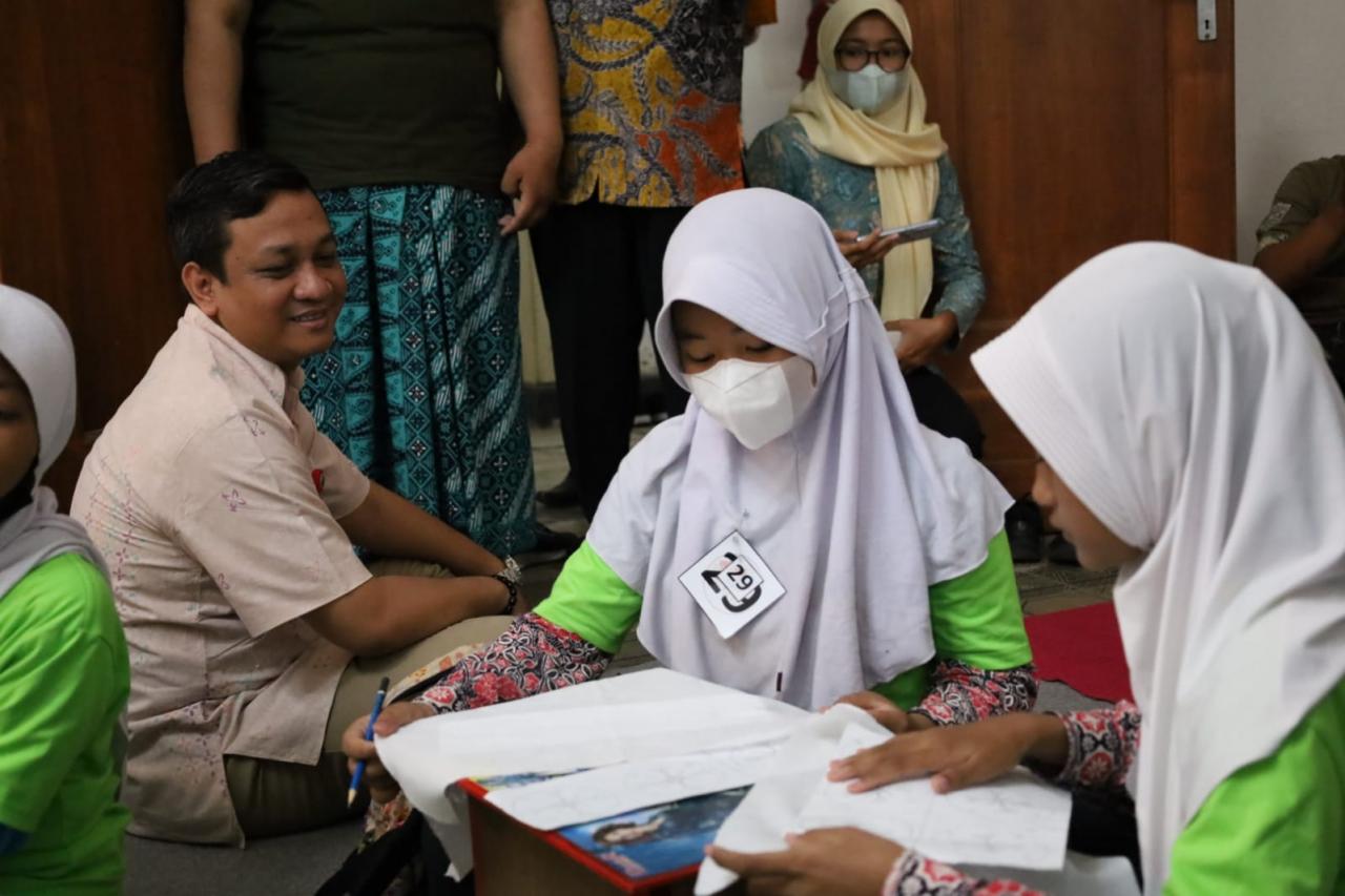 Kenalkan Membatik Sejak Dini Puluhan Pelajar Sd Ikuti Lomba Membatik