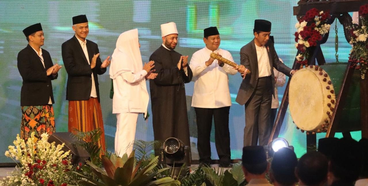 Buka Muktamar Sufi Internasional 2023, Presiden Jokowi : Wujud Islam Indonesia Moderat