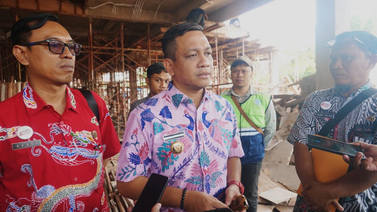 Meski Terlambat, Pembangunan Gedung Inspektorat Kota Pekalongan Dipastikan Tetap Berkualitas dan Sesuai Standar